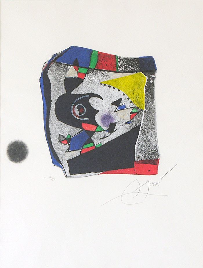 Joan Miró: Serie Gaudí IX